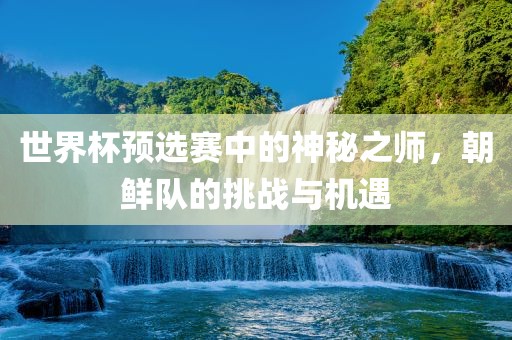 世界杯预选赛中的神秘之师，朝鲜队的挑战与机遇