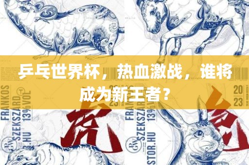 乒乓世界杯，热血激战，谁将成为新王者？