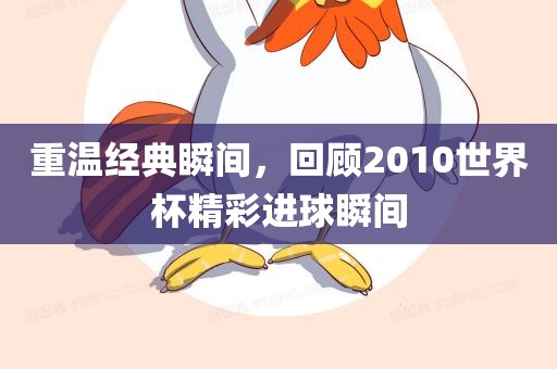 重温经典瞬间，回顾2010世界杯精彩进球瞬间