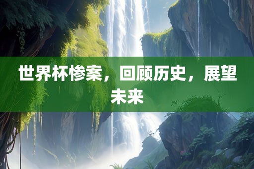 世界杯惨案，回顾历史，展望未来