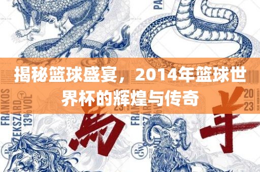揭秘篮球盛宴，2014年篮球世界杯的辉煌与传奇漯河市盈旭机械设备有限公司