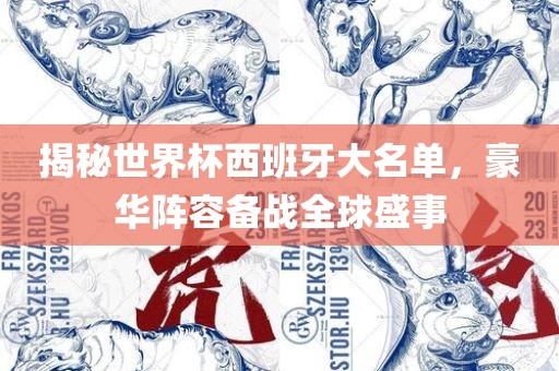 揭秘世界杯西班牙大名单，豪华阵容备战全球盛事