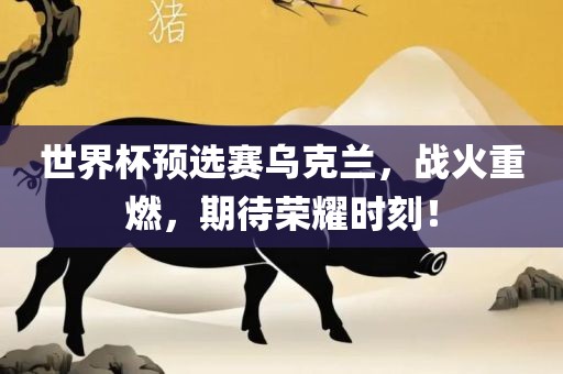 世界杯预选赛乌克兰，战火重燃，期待荣耀时刻！