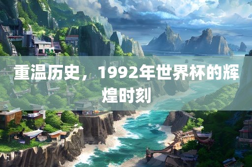 重温历史，1992年世界杯的辉煌时刻漯河市盈旭机械设备有限公司