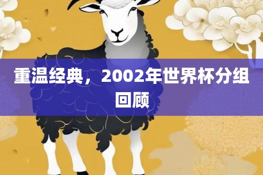 重温经典，2002年世界杯分组回顾
