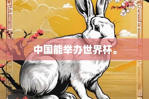 中国能举办世界杯。