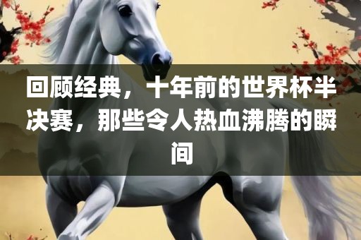 回顾经典，十年前的世界杯半决赛，那些令人热血沸腾的瞬间