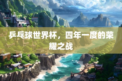 乒乓球世界杯，四年一度的荣耀之战