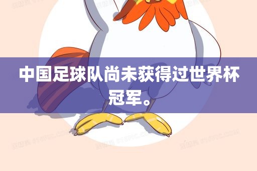 中国足球队尚未获得过世界杯冠军。
