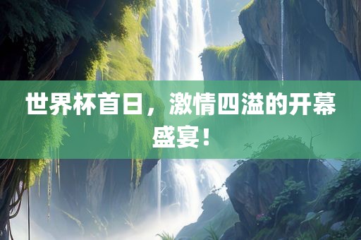 世界杯首日，激情四溢的开幕盛宴！