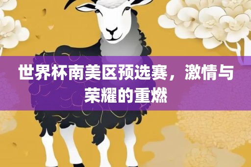 世界杯南美区预选赛，激情与荣耀的重燃