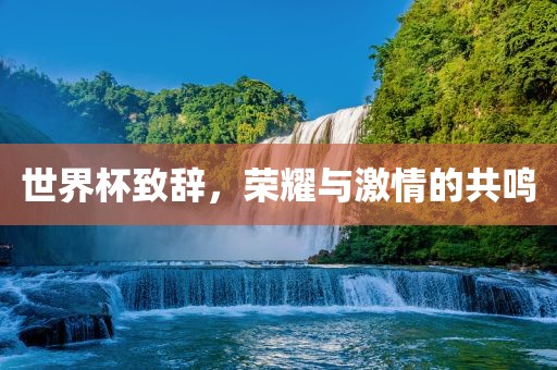 世界杯致辞，荣耀与激情的共鸣