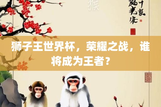 狮子王世界杯，荣耀之战，谁将成为王者漯河市盈旭机械设备有限公司？