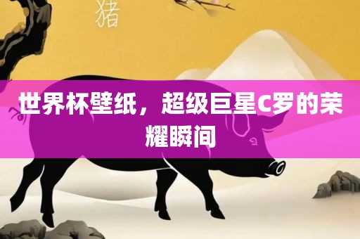 世界杯壁纸，超级巨星C罗的荣耀瞬间