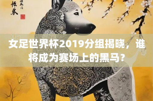 女足世界杯2019分组揭晓，谁将成为赛场上的黑马？