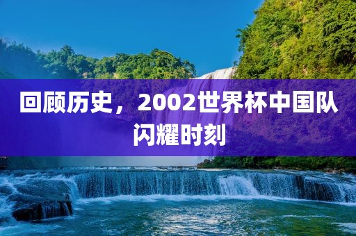 回顾历史，2002世界杯中国队闪耀时刻