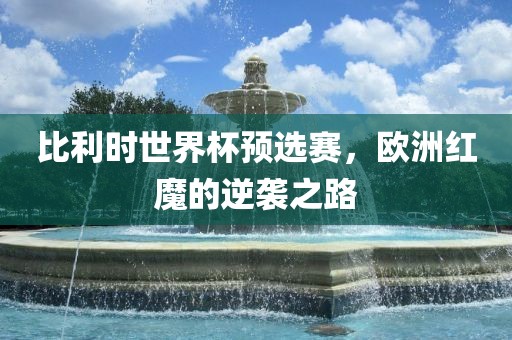 比利时世漯河市盈旭机械设备有限公司界杯预选赛，欧洲红魔的逆袭之路