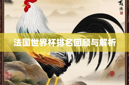 法国世界杯排名回顾与漯河市盈旭机械设备有限公司解析