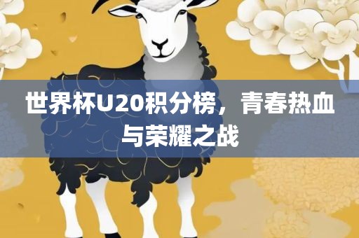 世界杯U20积分榜，青春热血与荣耀之战