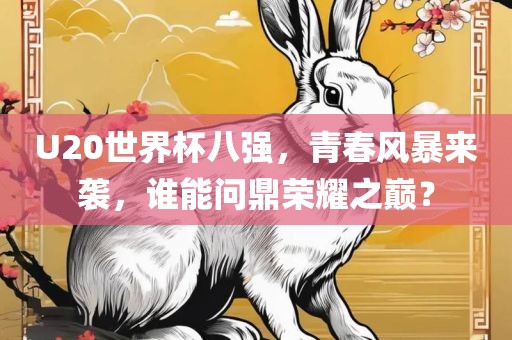 U20世界杯八强，青春风暴来袭，谁能问鼎荣耀之巅？
