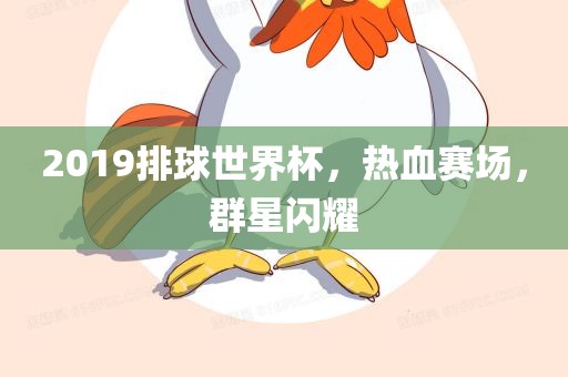 2019排球世界杯，热血赛场，群星闪耀