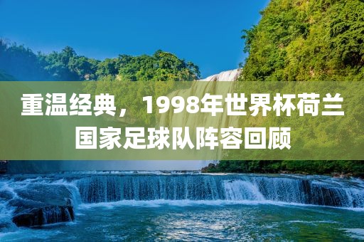 重温经典，1998年世界杯荷兰国家足球队阵容回顾