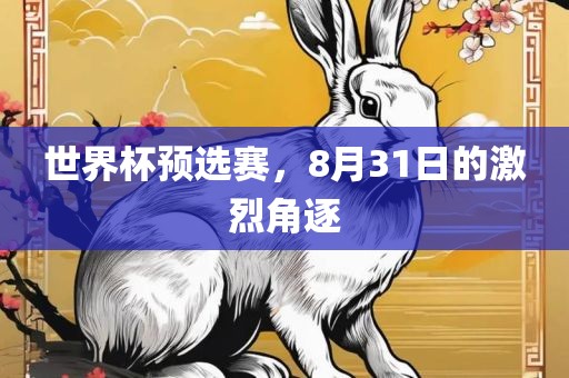 世界杯预选赛，8月31日的激烈角逐