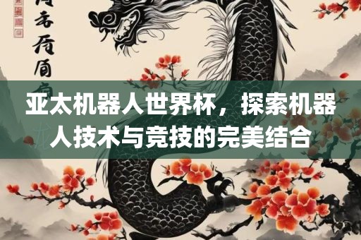 亚太机器人世界杯，探索机器人技术与竞技的完美结合