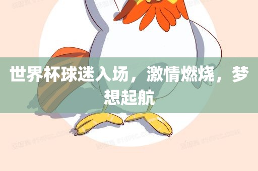 世界杯球迷入场，激情燃烧，梦想起航