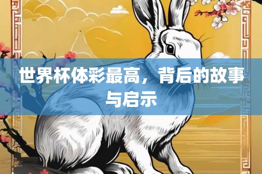 世界杯体彩最高，背后的故事与启示
