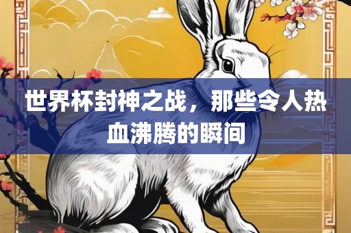 世界杯封神之战，那些令人热血沸腾的瞬间