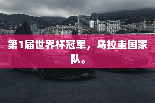 第1届世界杯冠军，乌拉圭国家队。